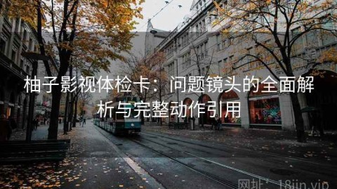 柚子影视体检卡：问题镜头的全面解析与完整动作引用