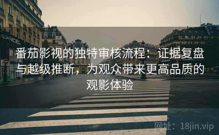 番茄影视的独特审核流程：证据复盘与越级推断，为观众带来更高品质的观影体验